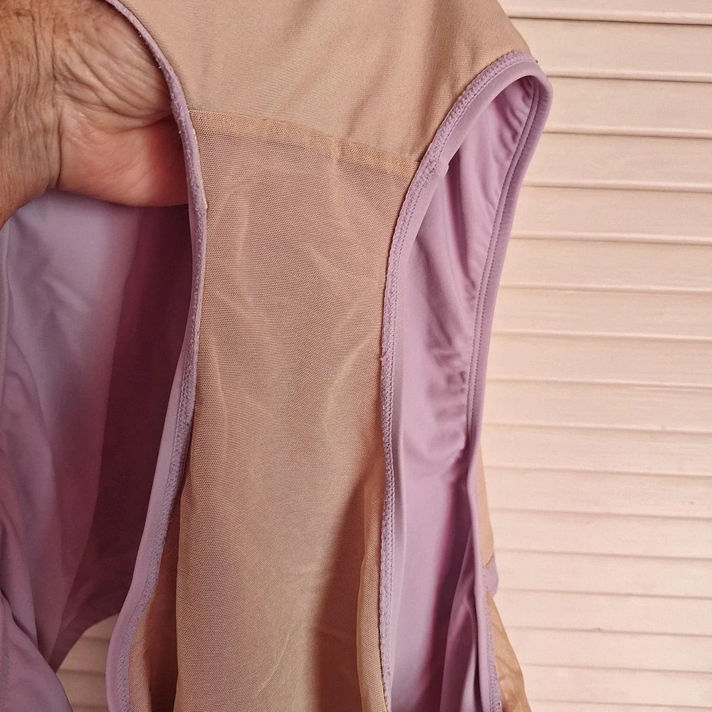 Old Navy Womens 3X Plus Swimsuit Bottom‎ Lilac Ruched Stretch Beach Vacation